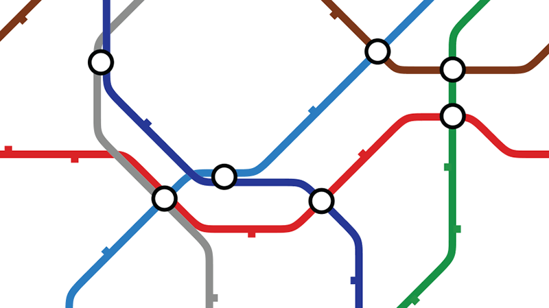 part of the london underground tube map