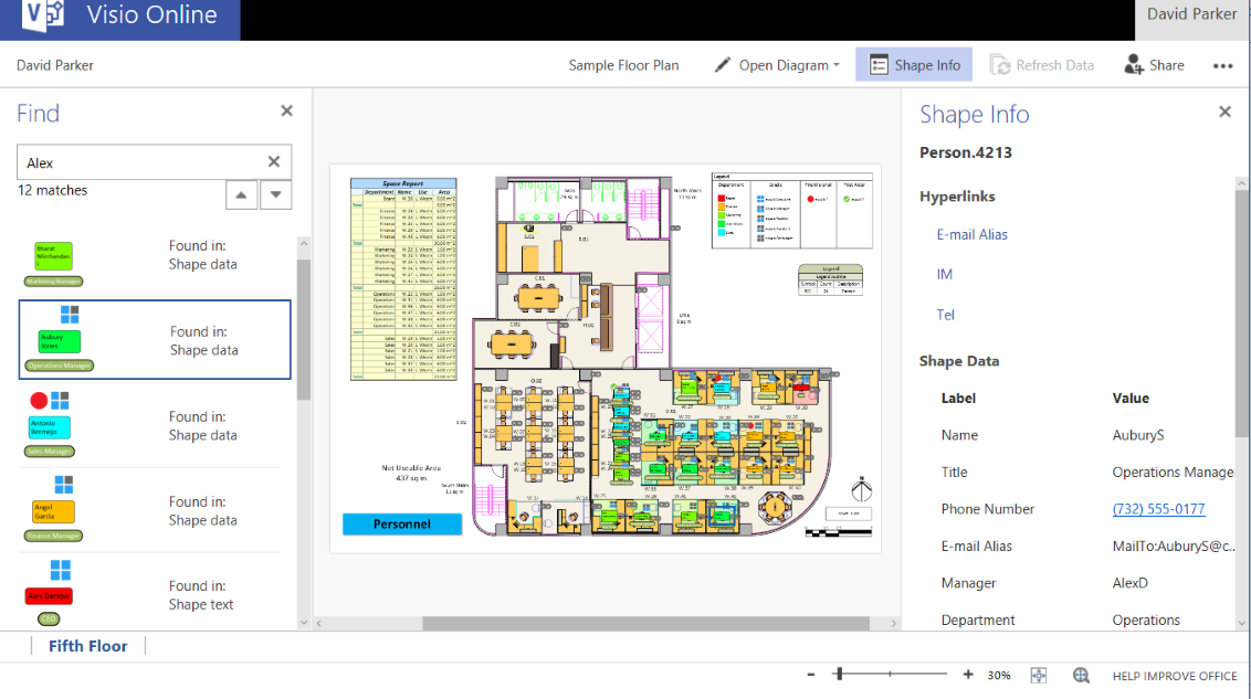 Viewing Documents with Microsoft Visio Online